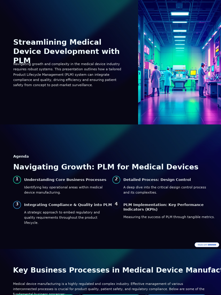 PLM Solutions for Medical Device Efficiency | PDF | Product Lifecycle ...