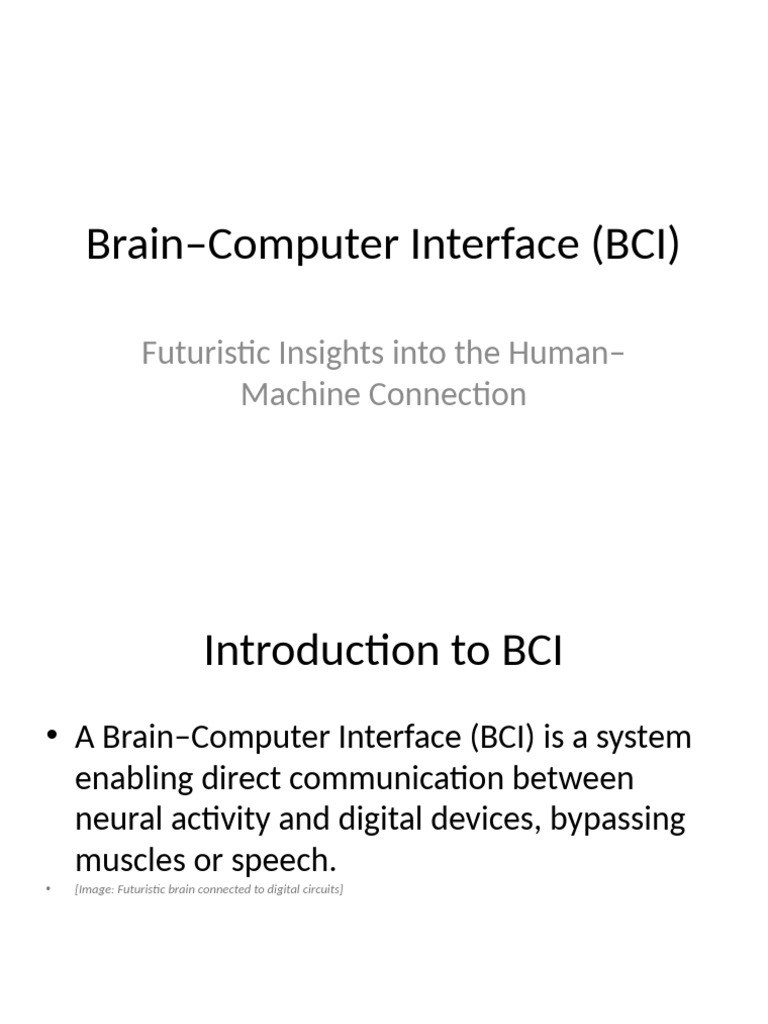 Brain-Computer Interface Insights | PDF | Electroencephalography ...