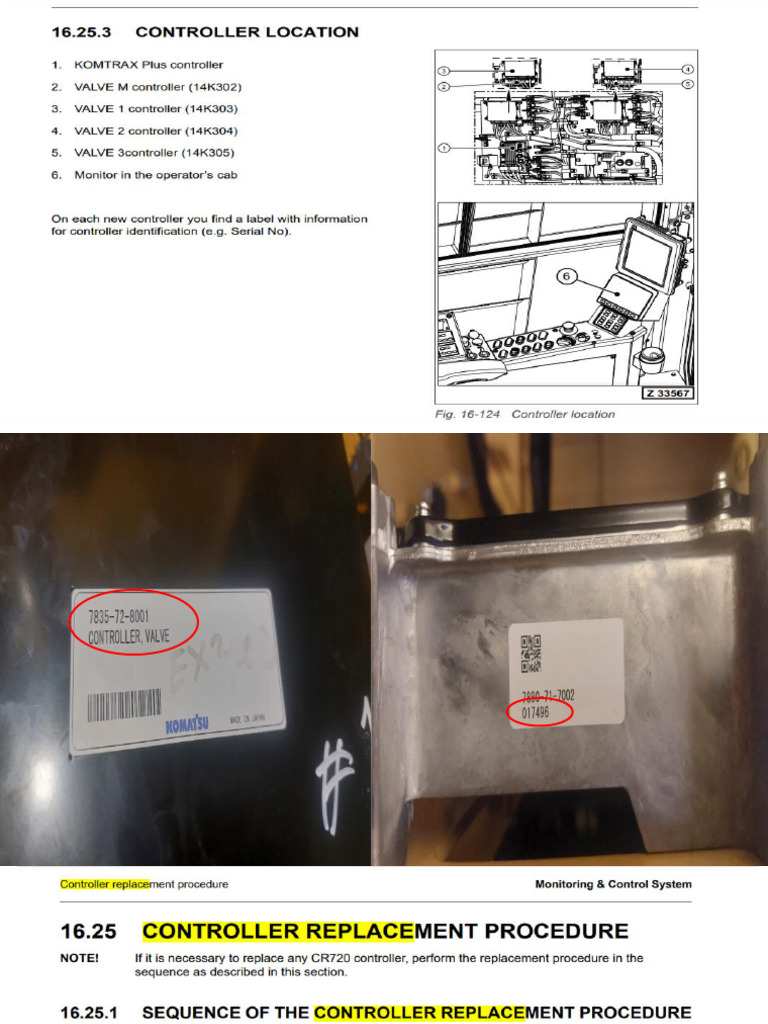 Replacement Controller Prosedure Pc3400-11mo | PDF