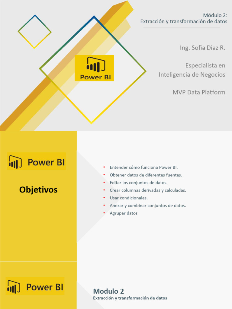 Extracción y Transformación de Datos en Power BI | PDF | Informática ...