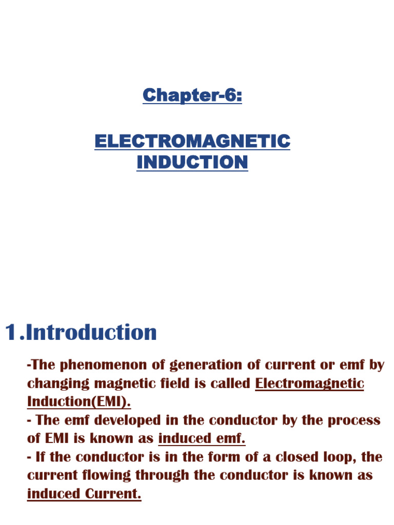 Understanding Electromagnetic Induction | PDF | Electromagnetic ...