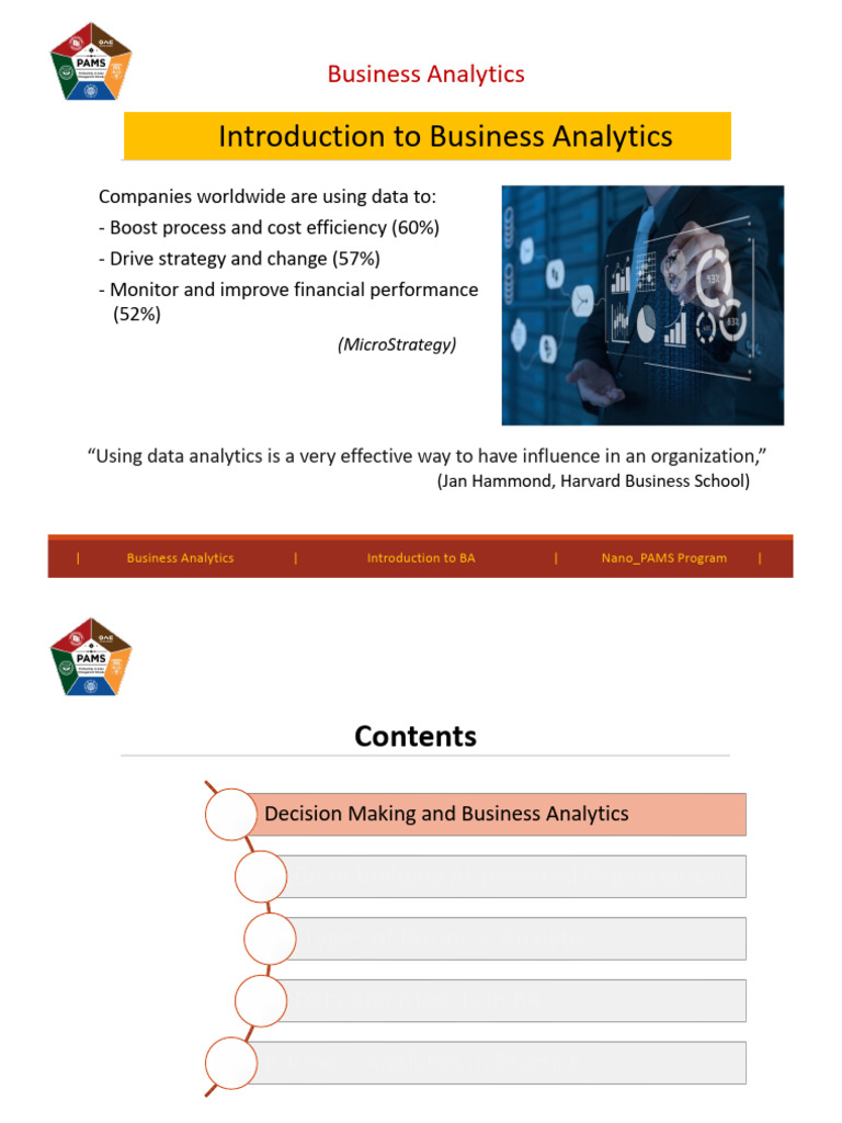 Business Analytics Overview and Benefits | PDF | Analytics | Databases