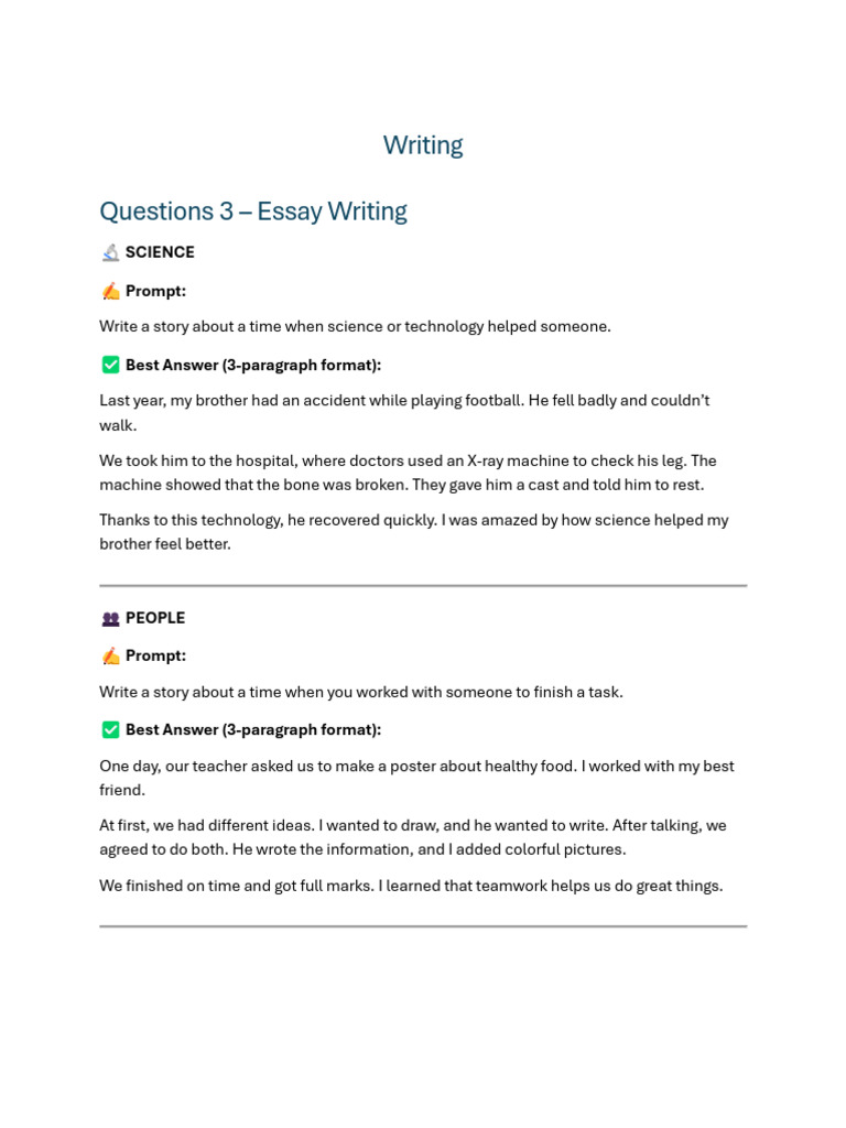 Writing | PDF