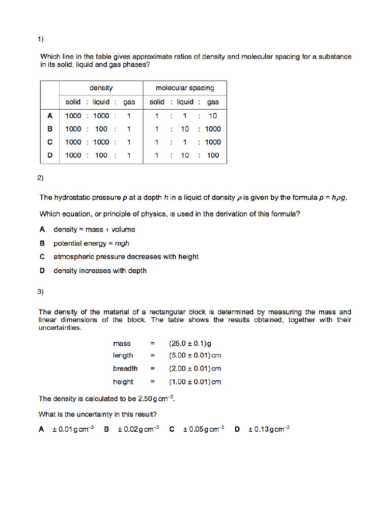 CIE Density | PDF