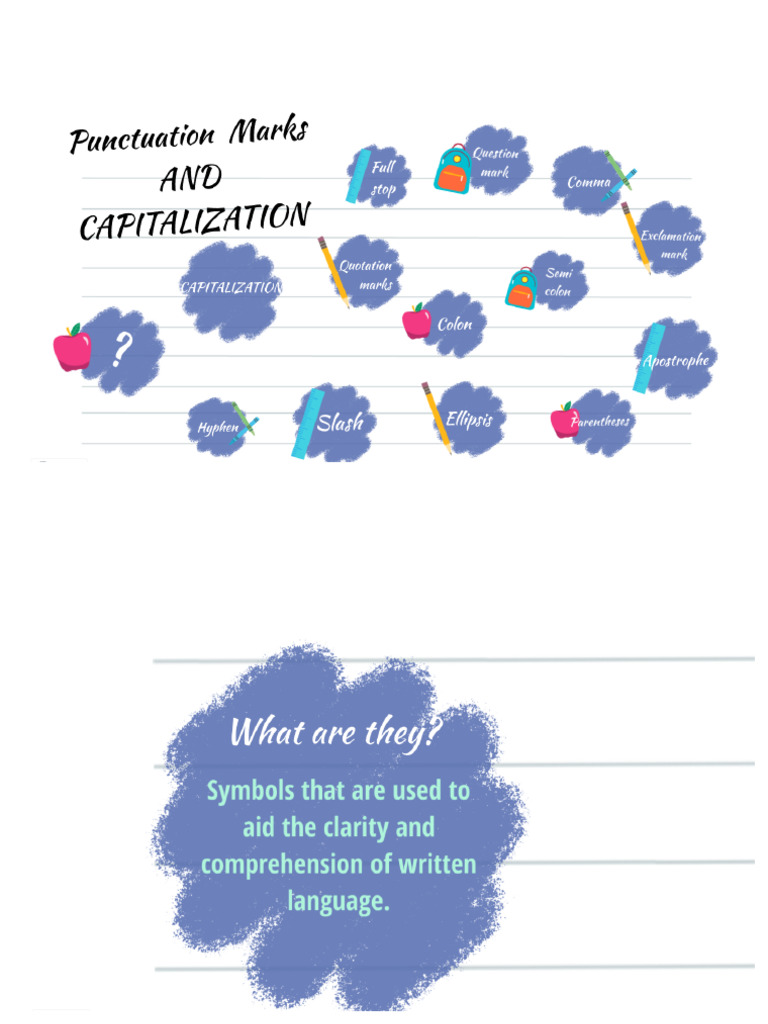 Capitalization y Punctuation Marks | PDF