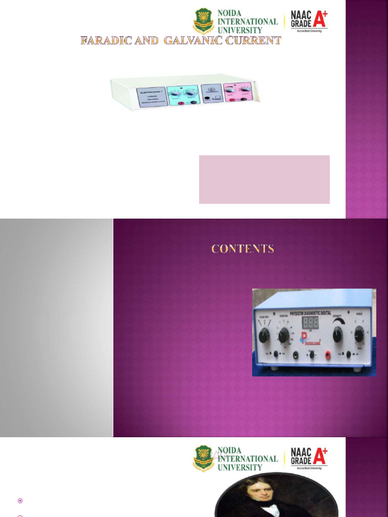 Faradic Current Unit 2 (A) | PDF | Muscle Contraction | Amplitude