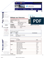 Tech Info - Abbaye Aux Hommes - Structurae