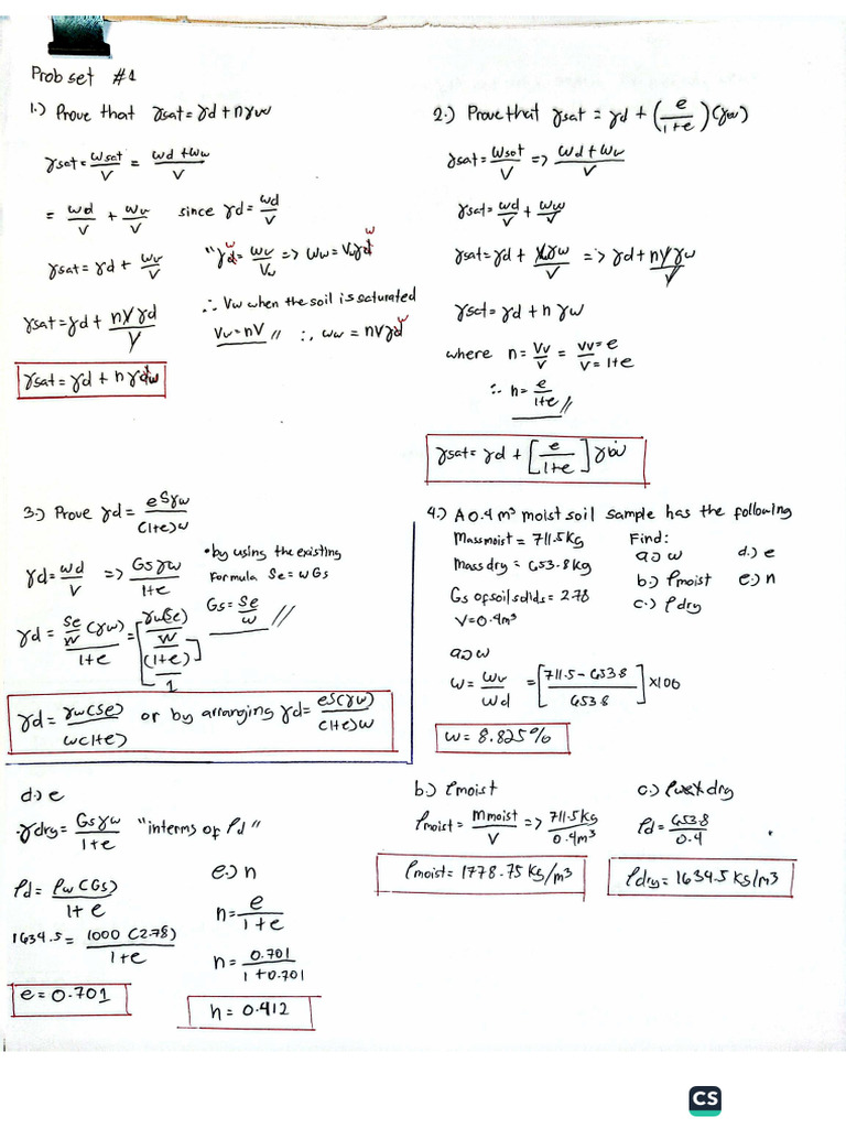 Probset 1 3 Geotech | PDF