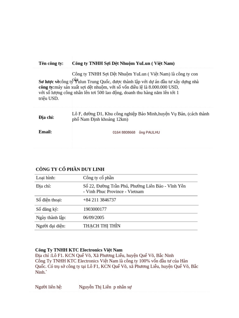 Danh B S Công Thương | PDF