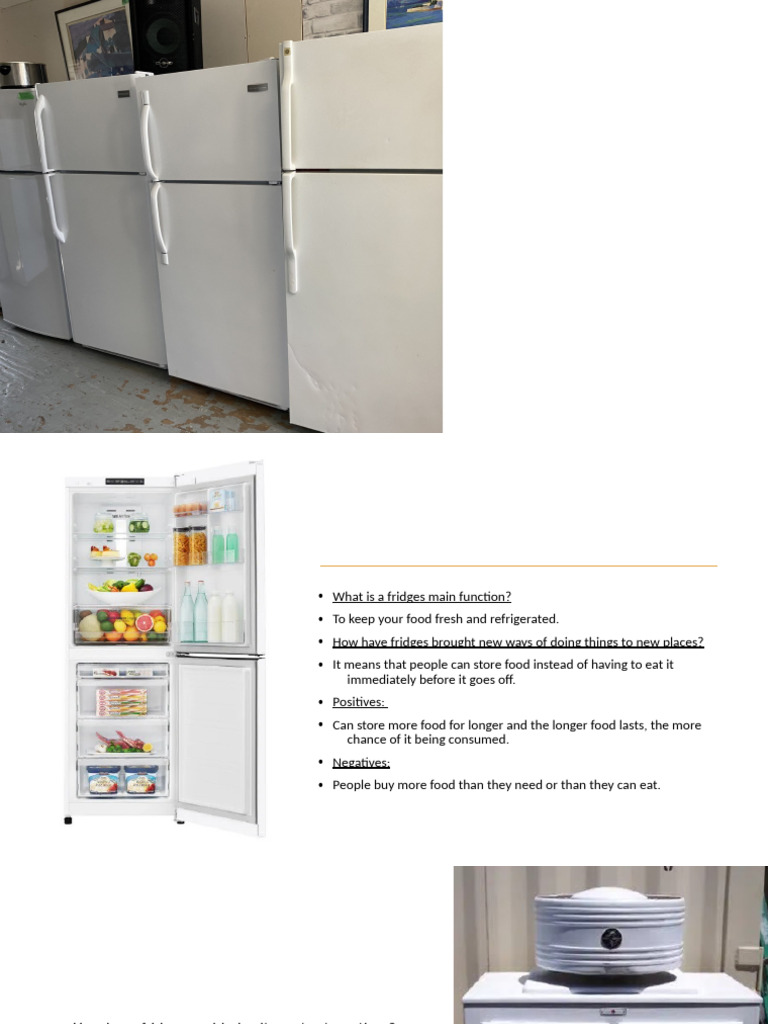 Fridges | PDF