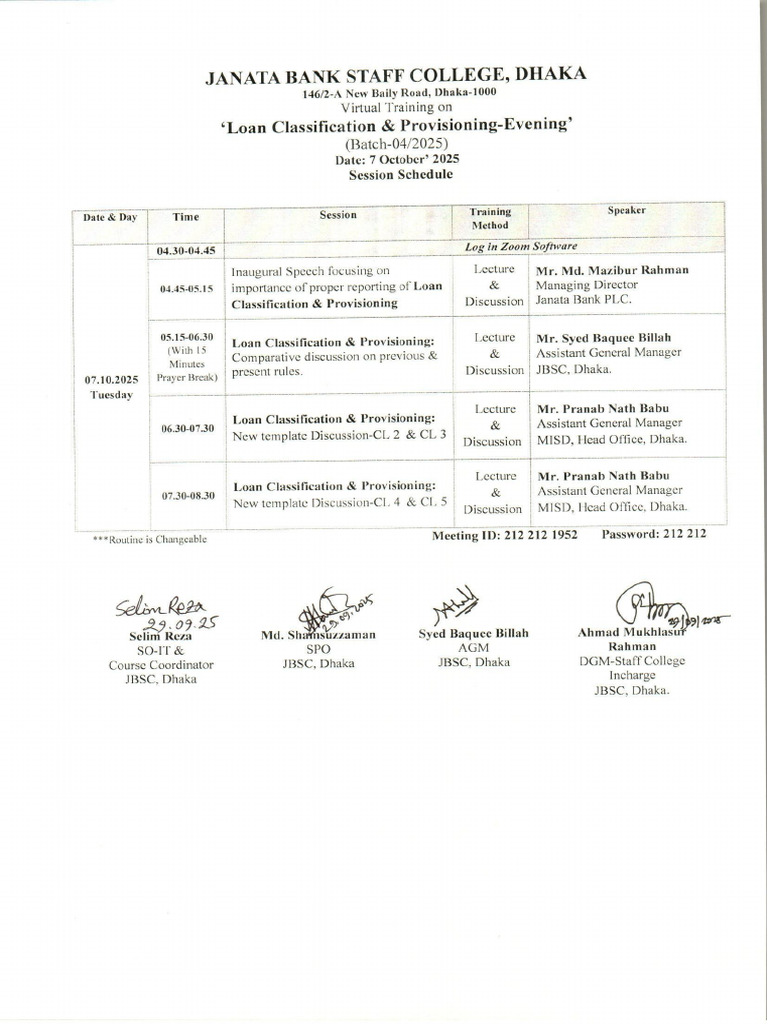 Routine CL Batch 4 | PDF