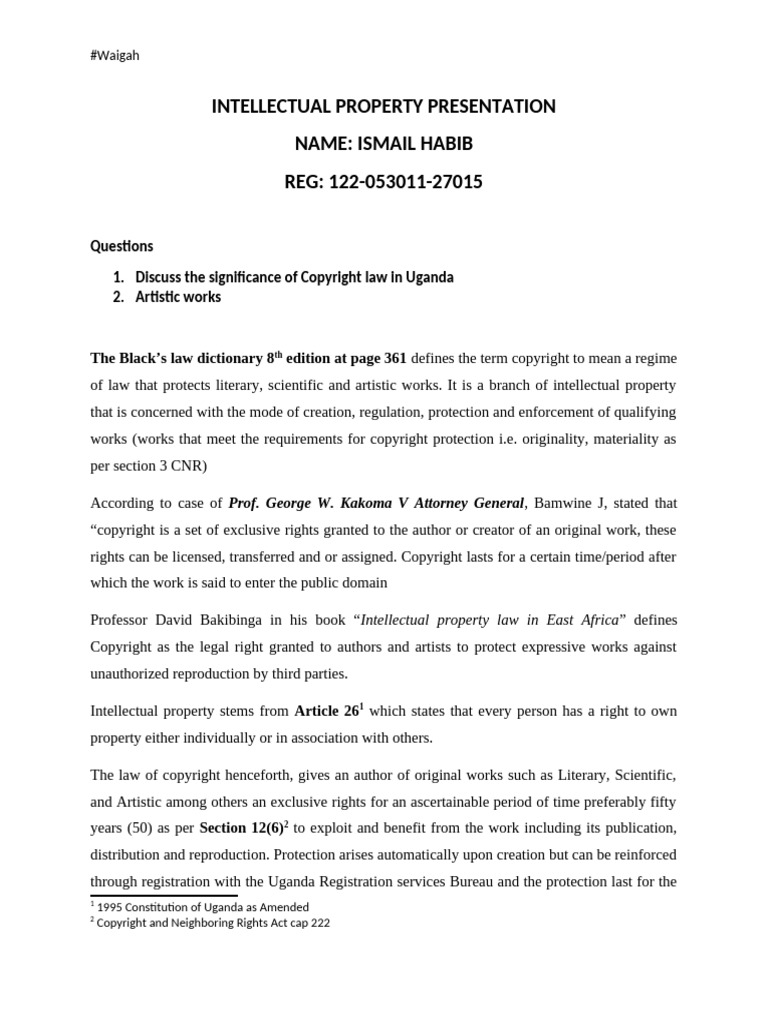 IP Ismail | PDF | Copyright | Intellectual Property