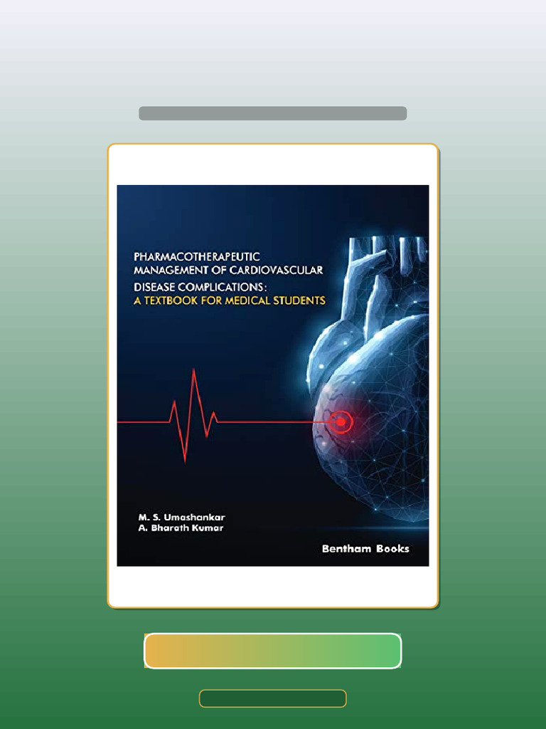 Pharmacotherapeutic Management of Cardiovascular Disease Complications ...