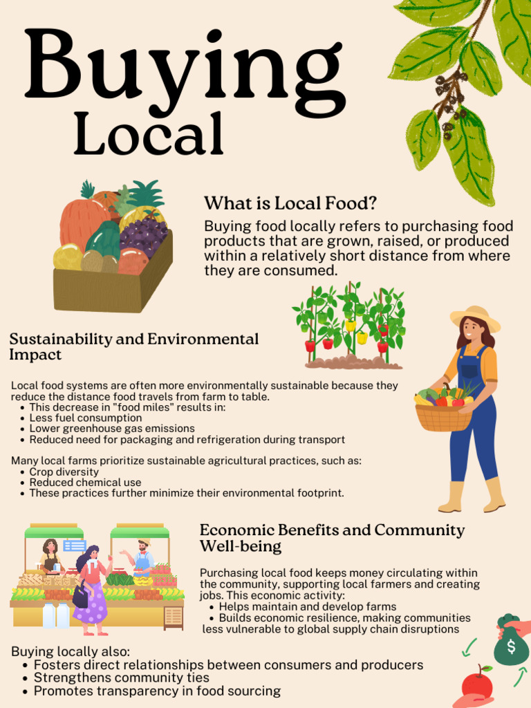 Benefits of Buying Local Food | PDF | Local Food | Agriculture