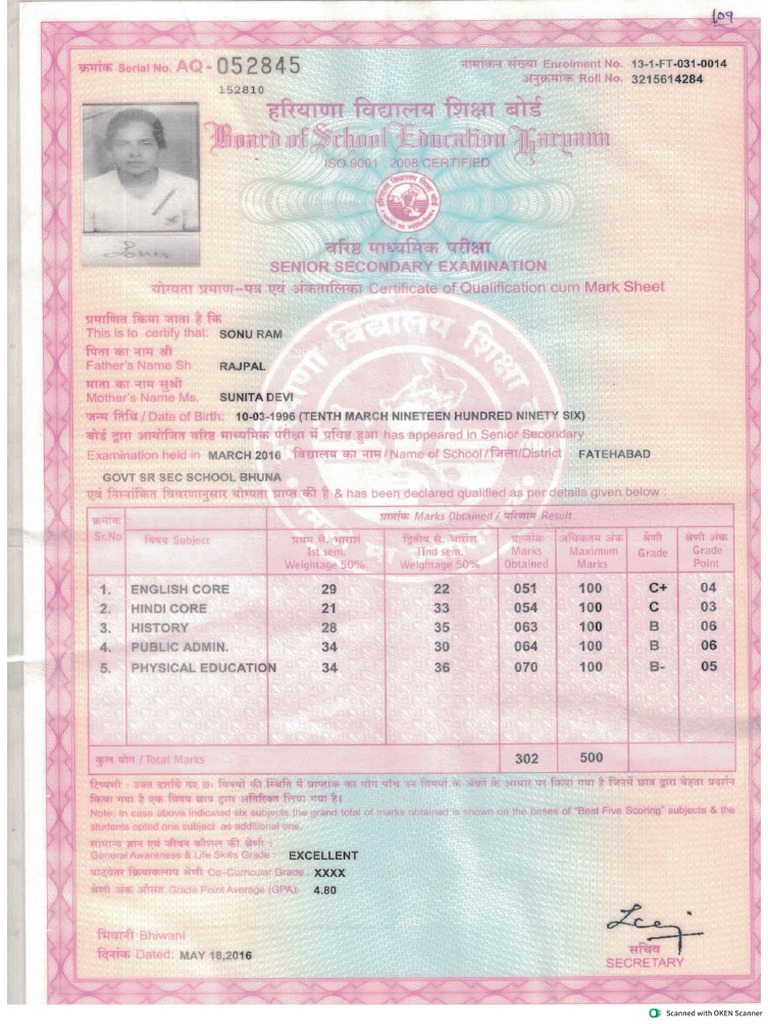 Sonu DMC 12th | PDF