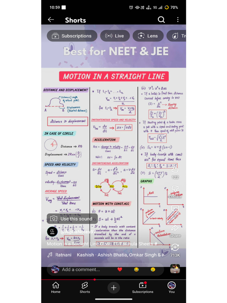 Straight Motion Physics | PDF