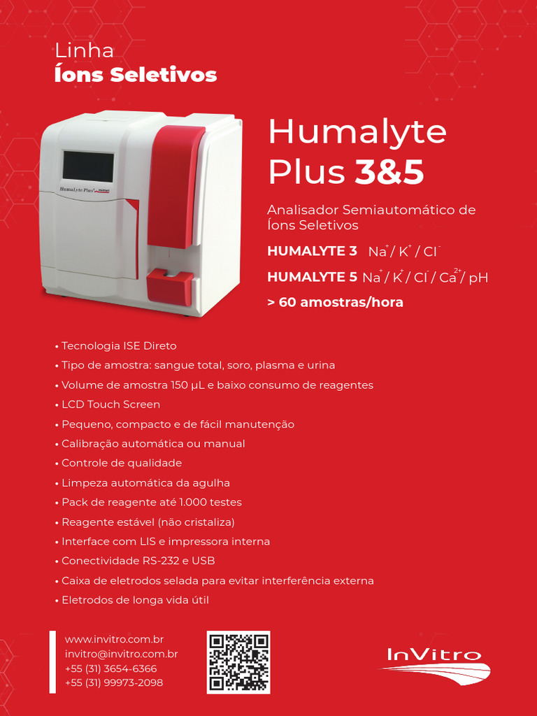Analisador Semiautomático Humalyte Plus | PDF
