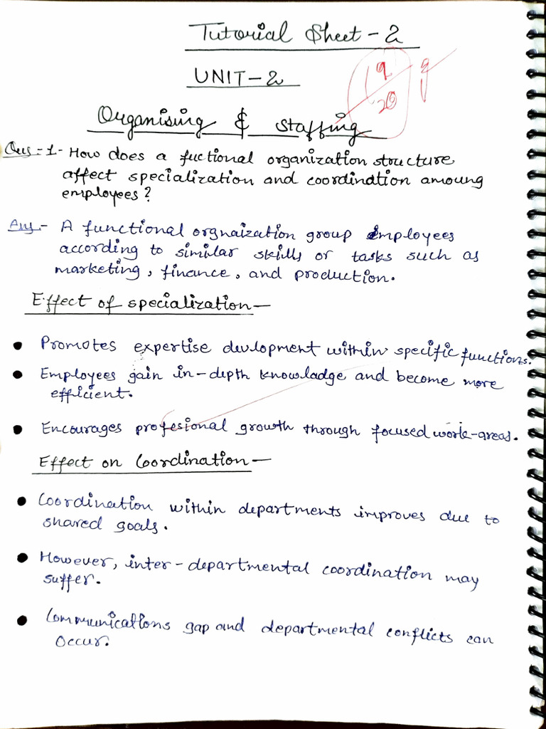 Tute 2 Organization & Staffing | PDF