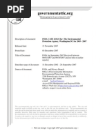 EPA FOIA Logs 2003-07