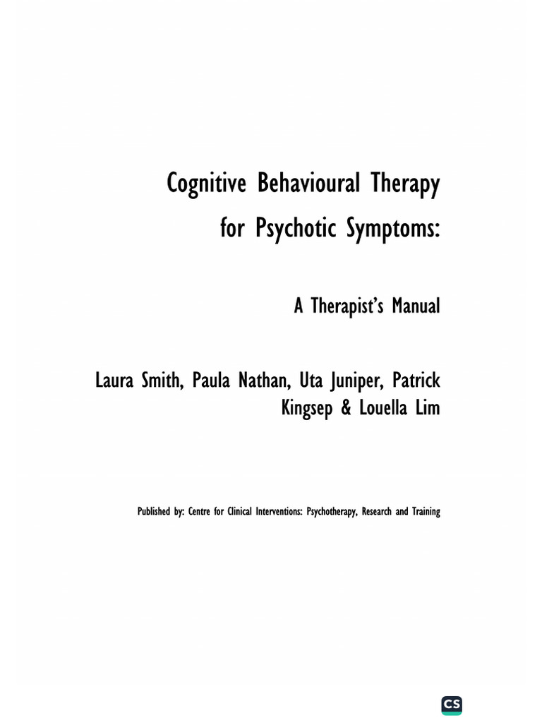 Psychosis Manual | PDF