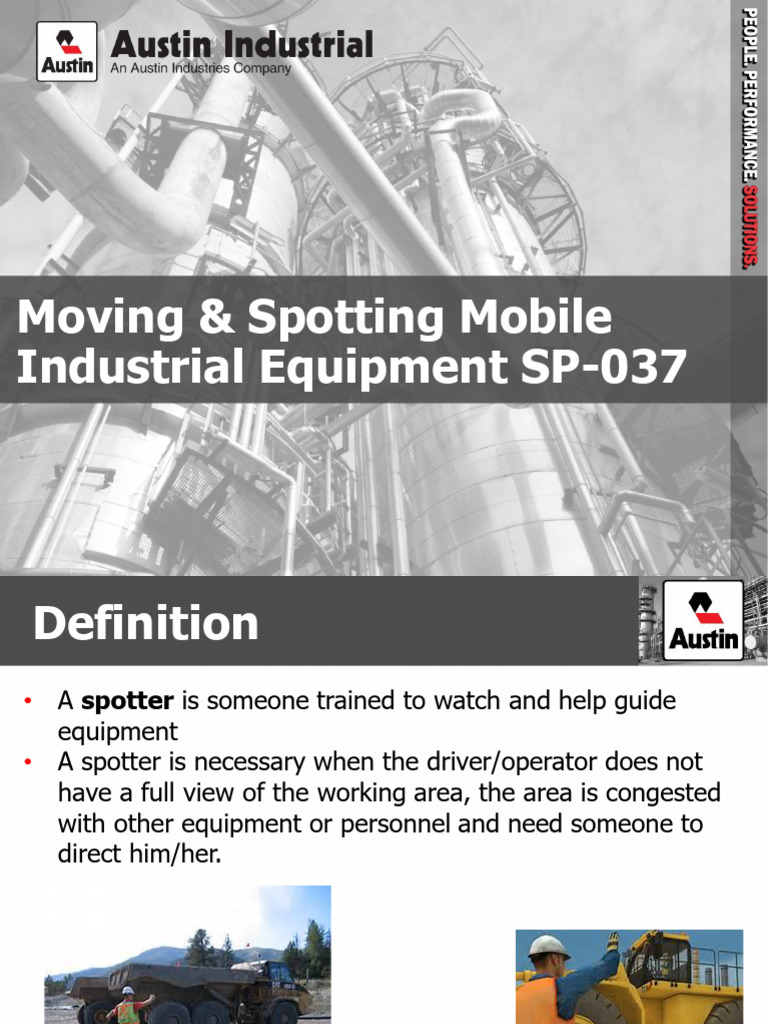 Mobile Equipment Spotter Training Guide | PDF