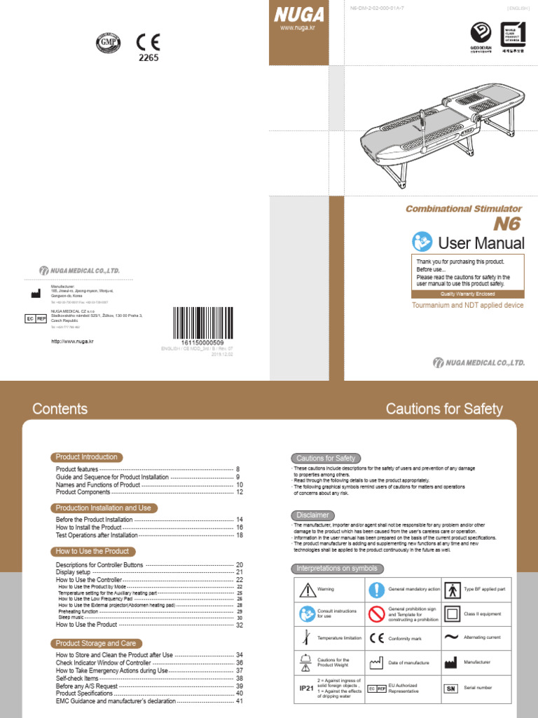 N6 Combinational Stimulator User Manual | PDF | Power Supply ...