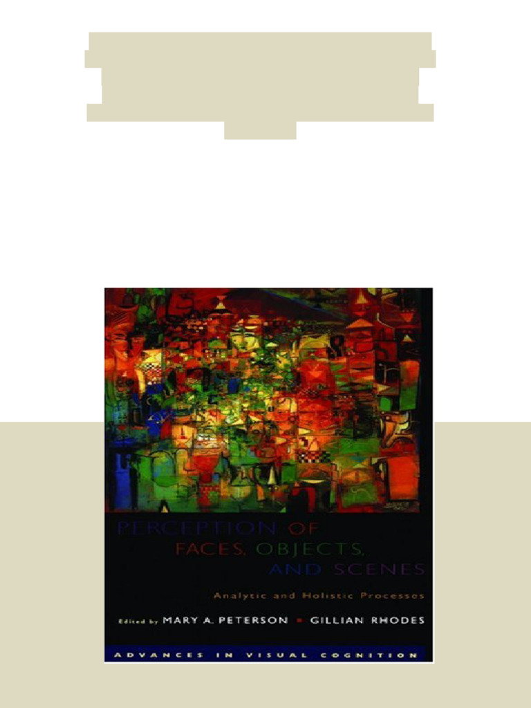 Scenes Analytic and Holistic Processes Advances in Visual Cognition ...