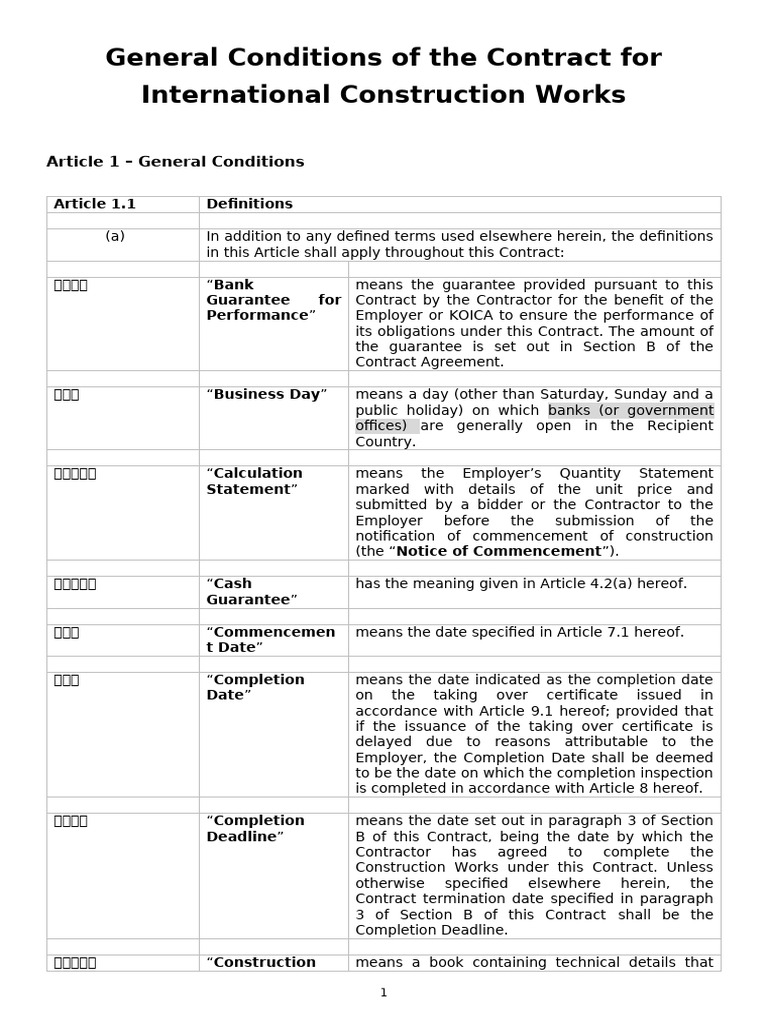 Section 8 - Special Conditions of Contract 2 | PDF | Legal Liability ...