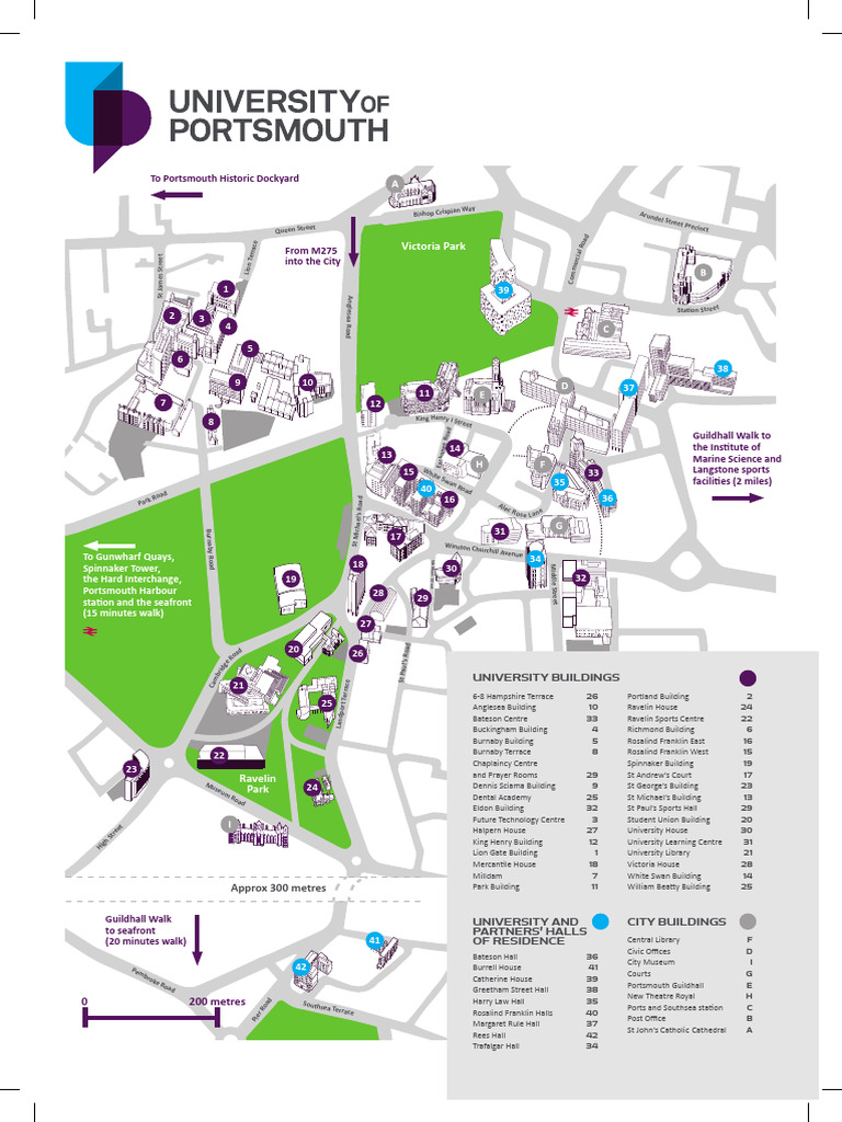 Portsmouth Campus Map Overview | PDF