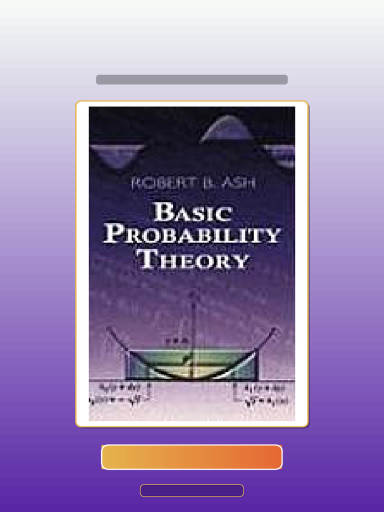 Accompany Basic Probability Theory 0486466280 Ebook and TestBank Bundle ...
