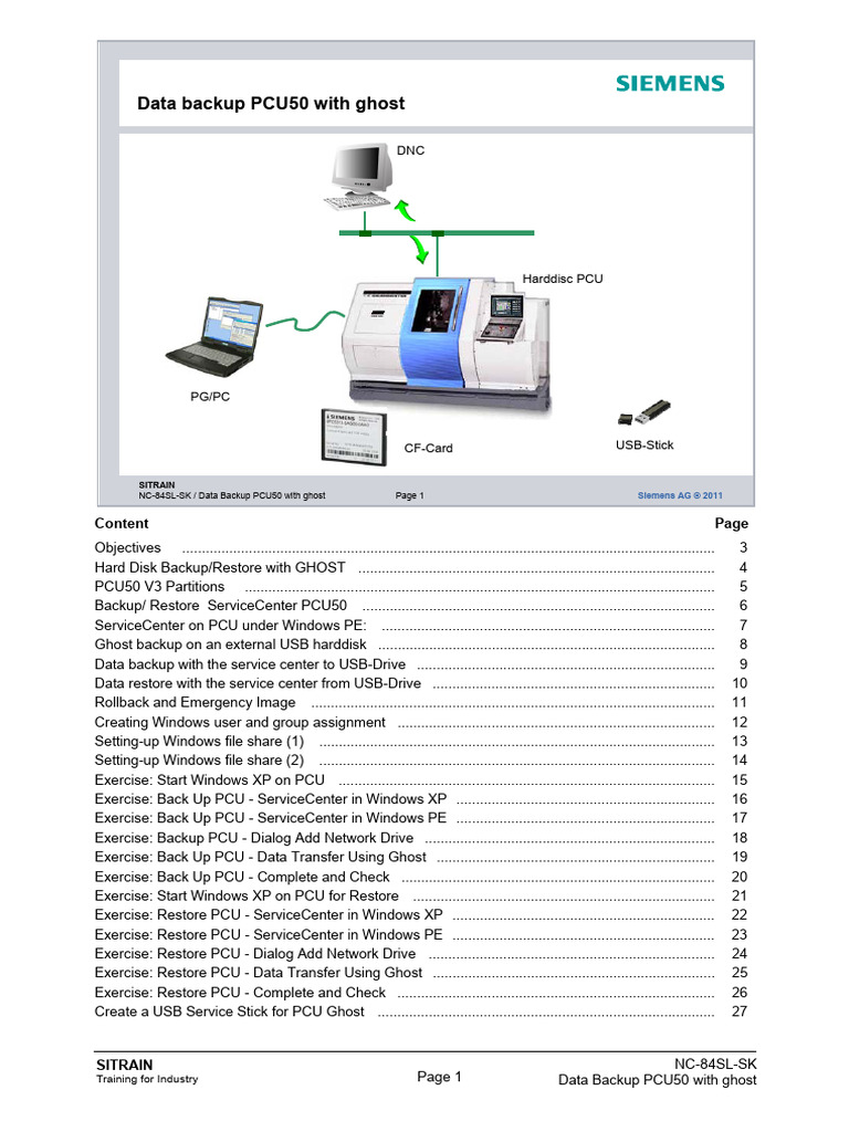 PCU50 Data Backup with Ghost Guide | PDF | Usb Flash Drive | Backup