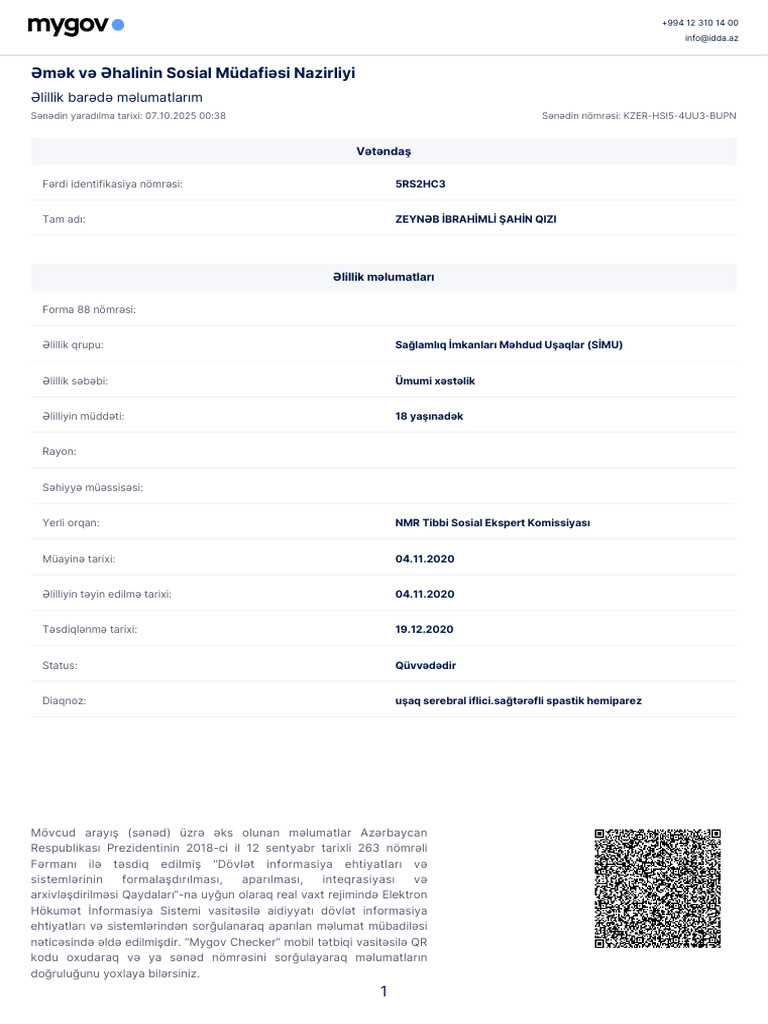 Disability Detail | PDF