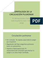 FISIOPATOLOGÍA DE LA CIRCULACIÓN PULMONAR