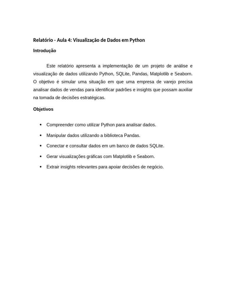 Análise de Vendas com Python e Pandas | PDF