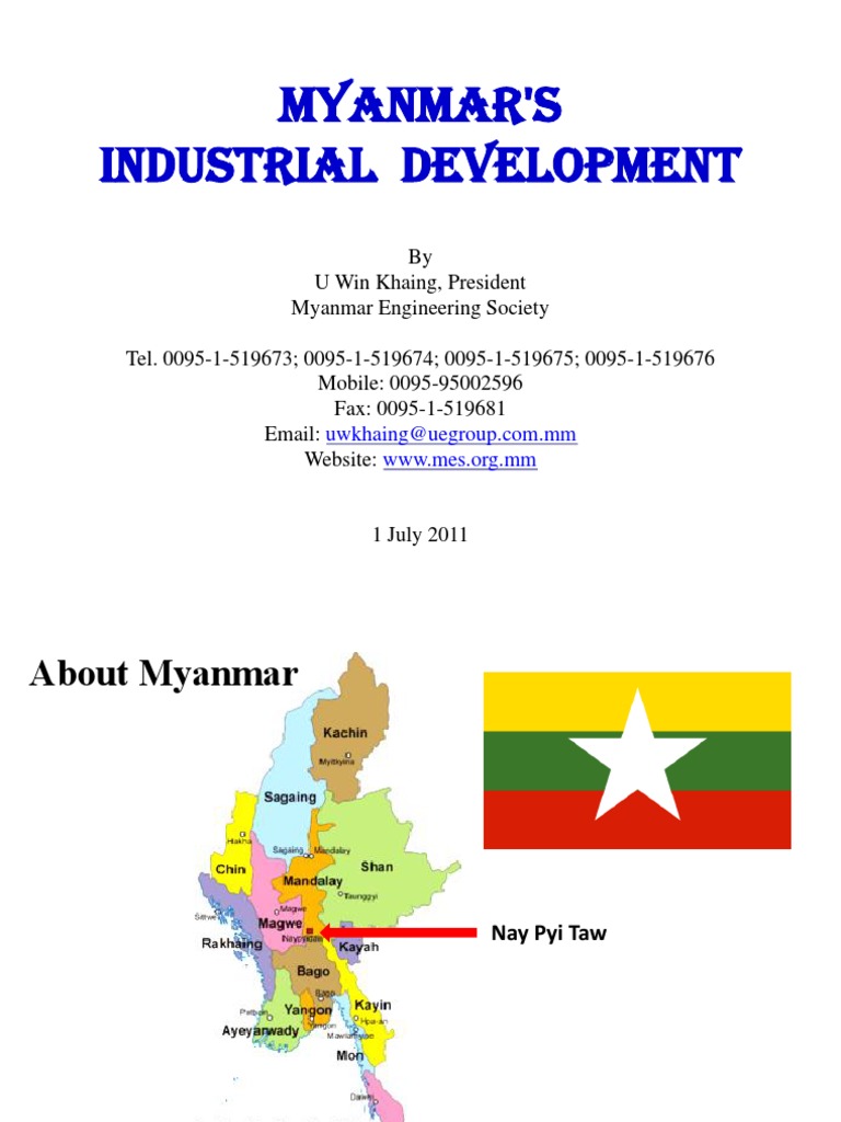 Myanmar's Industrial Development Overview | PDF | Foreign Direct ...