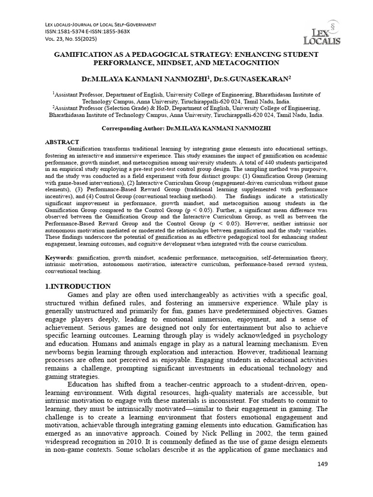 Gamification in Education: Boosting Student Success | PDF ...