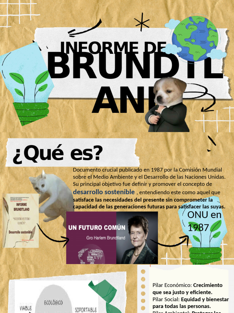 Informe Brundtland y Desarrollo Sostenible | PDF