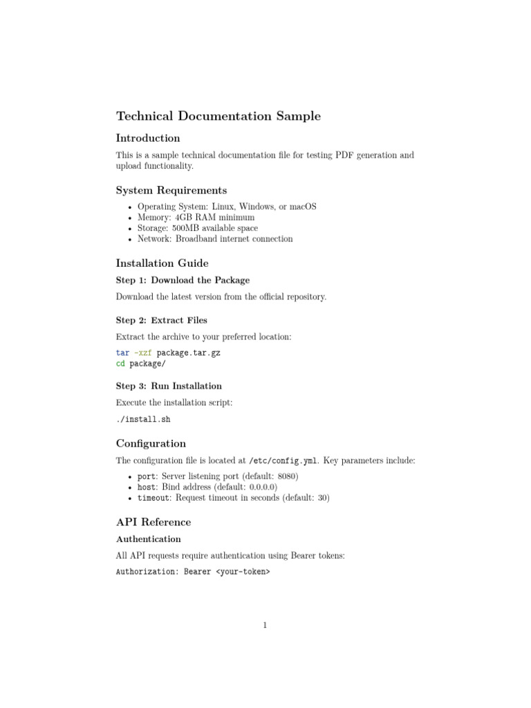 Test Document 1 | PDF