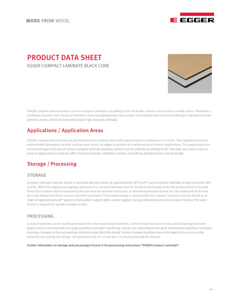 1 84894 TD EGGER-Kompaktplatten en | PDF