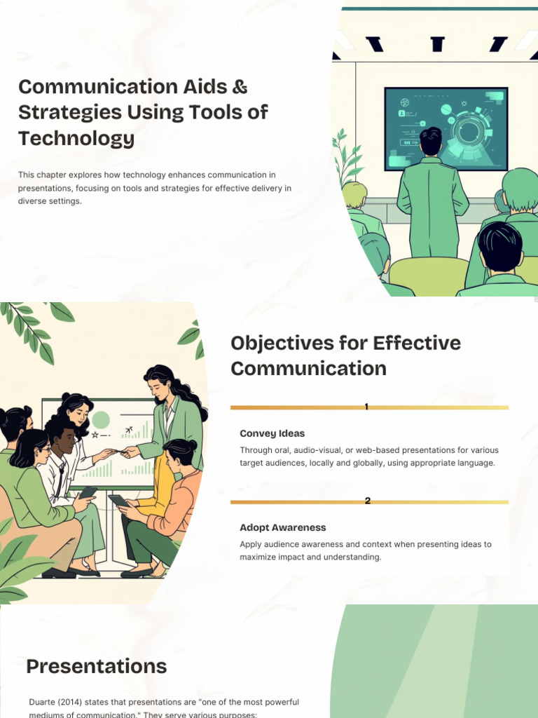 Communication Aids and Technology | PDF | Communication | Public Speaking