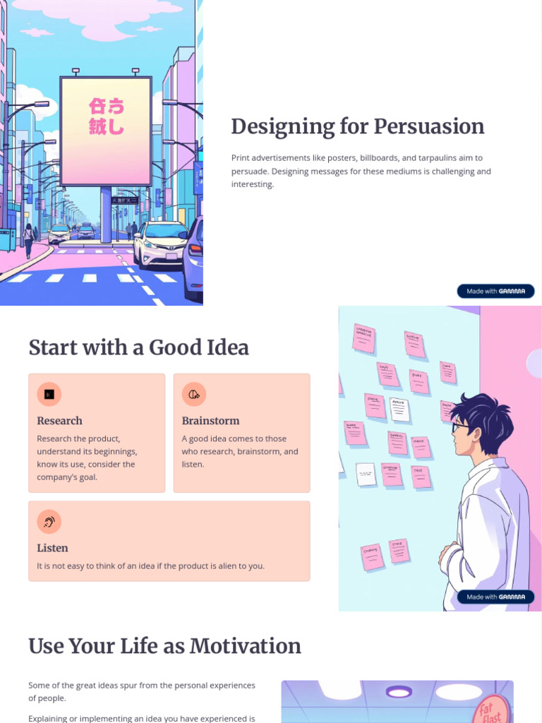 Persuasive Print Design Techniques | PDF | Human Communication | Mass Media