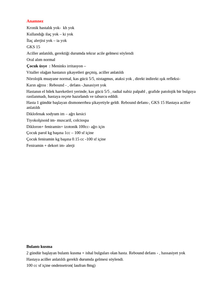 Reçete | PDF