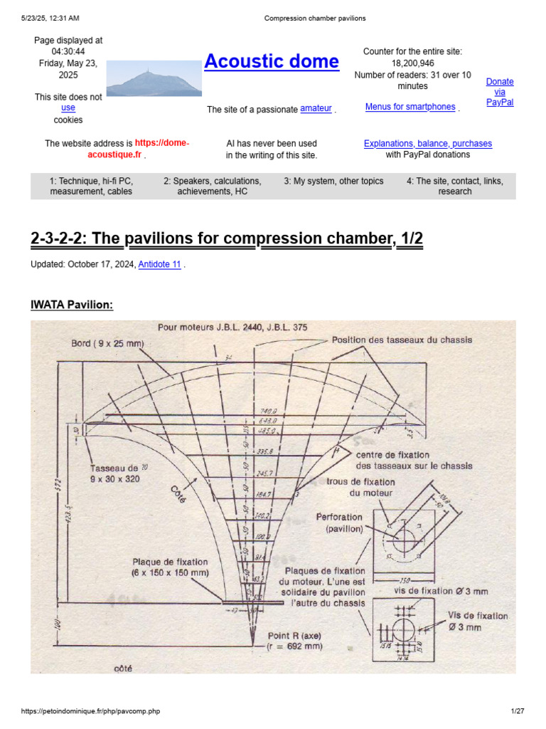 Acoustic Dome and Compression Pavilions | PDF | Geometry