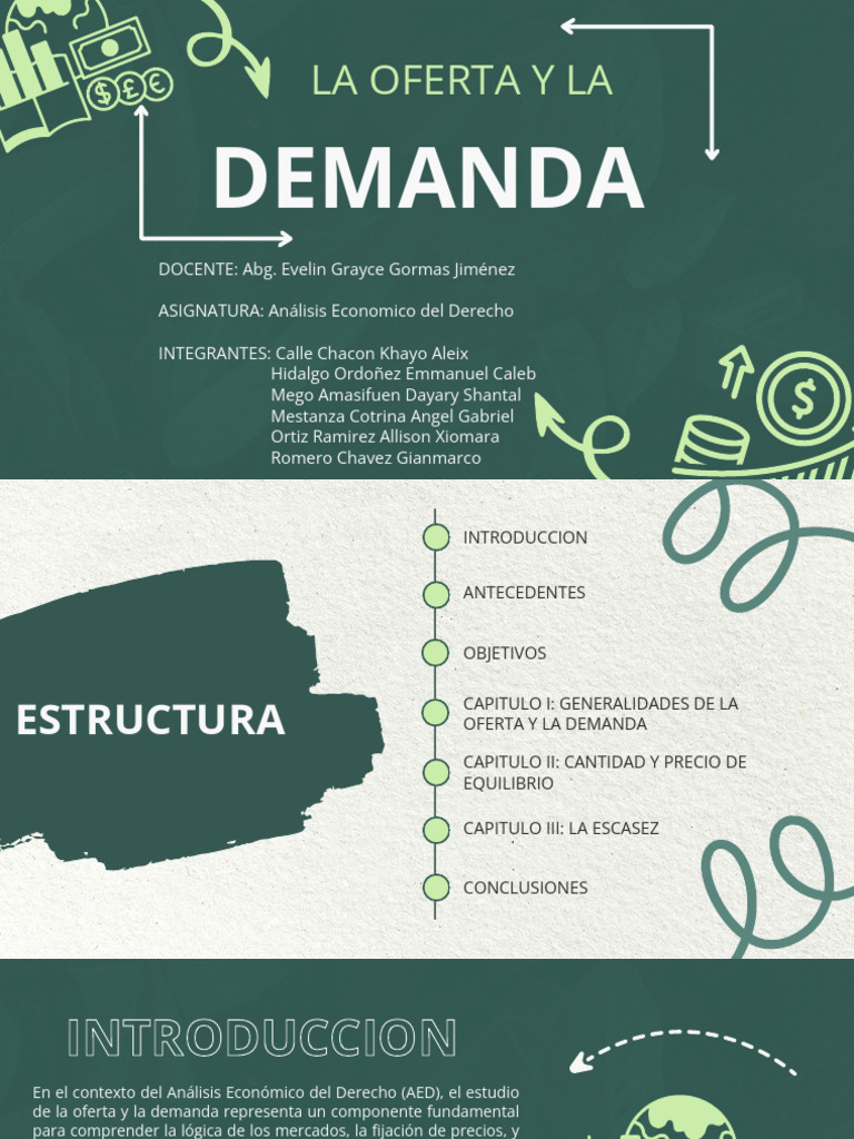 Análisis de Oferta y Demanda Económica | PDF | Mercado (economía ...
