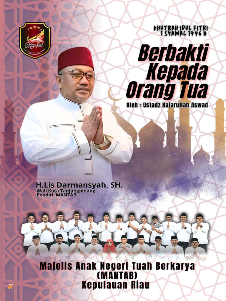 Khotbah Idhul Fithri 2025-MANTAB Kepri | PDF
