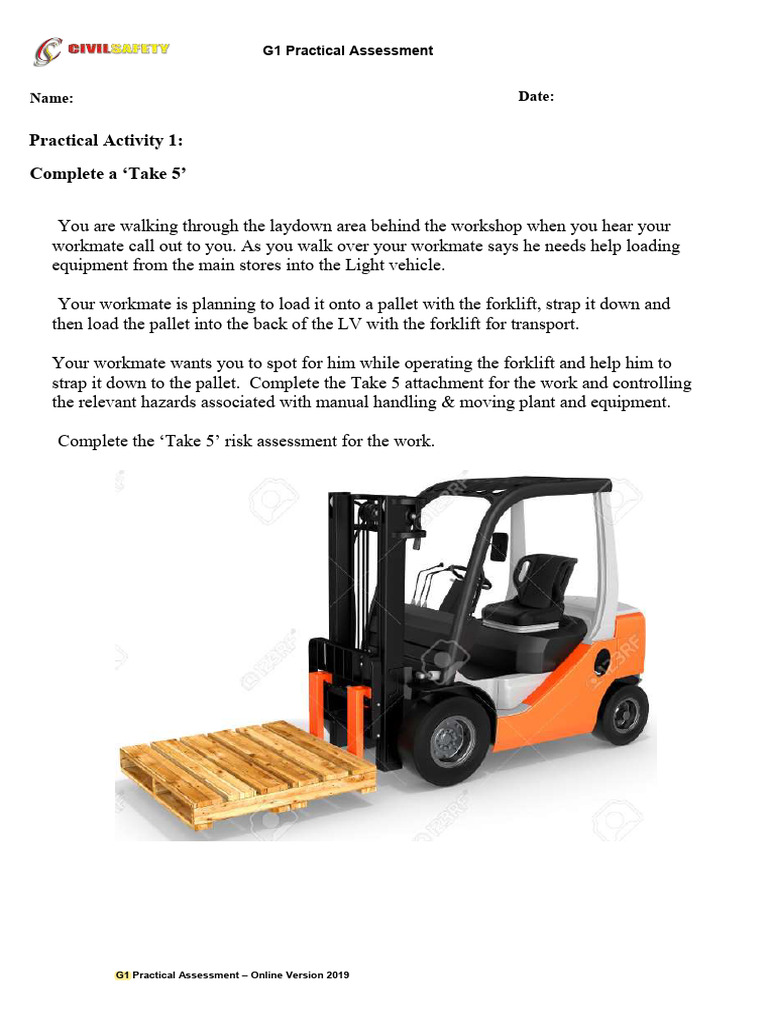 G1 Practical Assessment: Safety Procedures | PDF | Risk | Safety