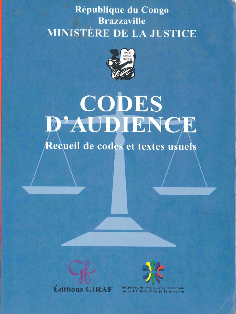 Codes D'audience Congolais | PDF