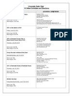 Usc Meet Directions 2012