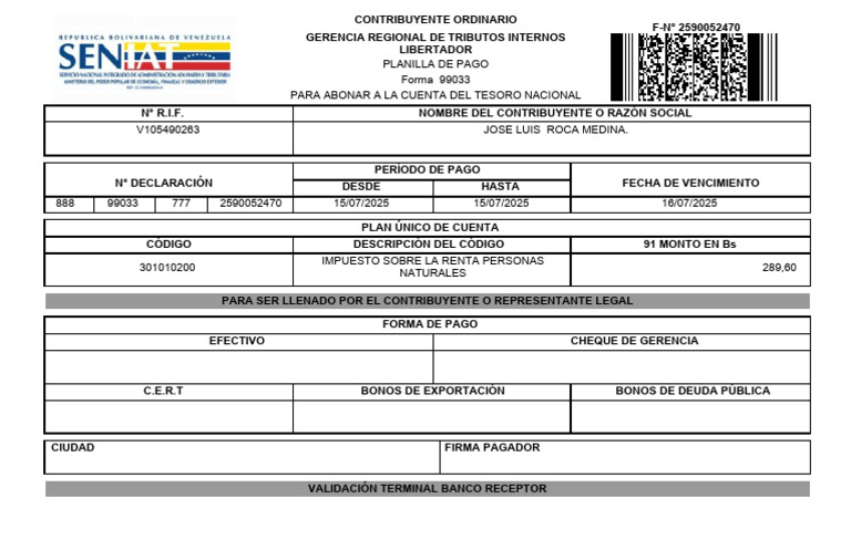 Pago Forma 33 | PDF
