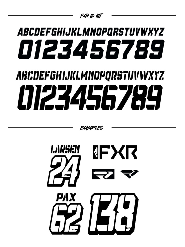 25 FXR Id Kit | PDF